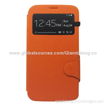 Flip Leather Mobile Phone Case for Samsung Galaxy 9200 with View Window, Easy to Install and Remove